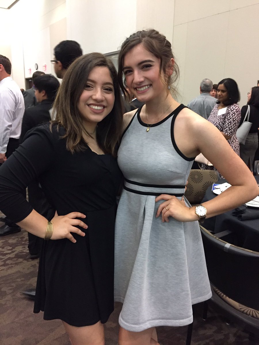 RiotTheatre's tweet photo. shoutout to our very own ITS officers, @hanasnell &amp; @alessandrag98 for being honored at the FISD Top Ten Luncheon! #smartthespians ✔️ https://t.co/fmjiXnrGTu
