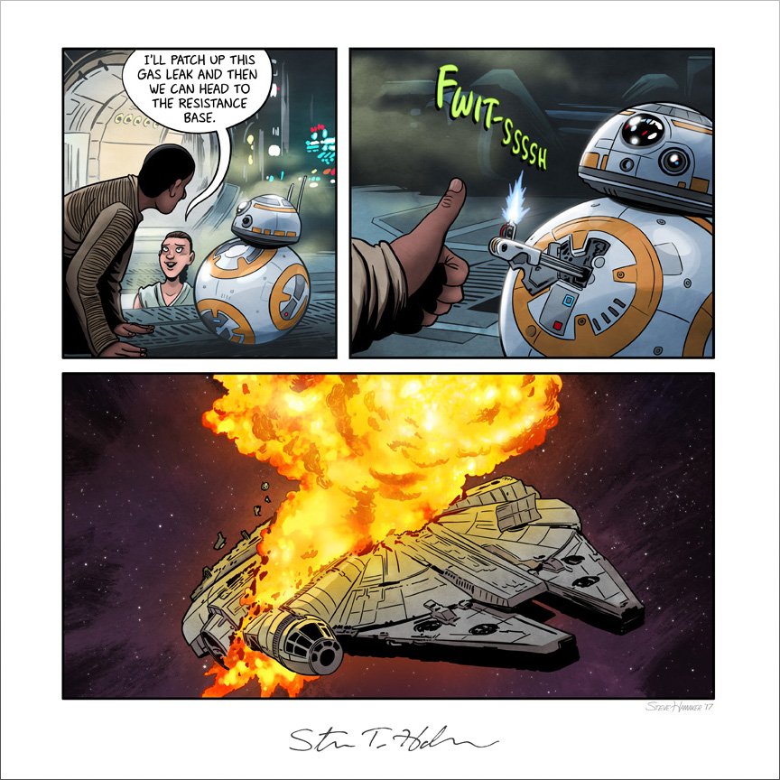 SteveHamaker's tweet image. I’m making prints available of my latest Star Wars comic strip.

Check it out here if you are interested: ploxcomics.bigcartel.com/product/star-w…