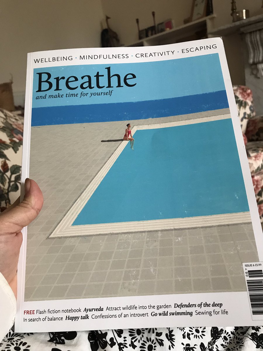 Discovered this marvel of a magazine  in <a href="/waitrose/">Waitrose & Partners</a> today. Can highly recommend 🌬#wellbeing #breathemagazine