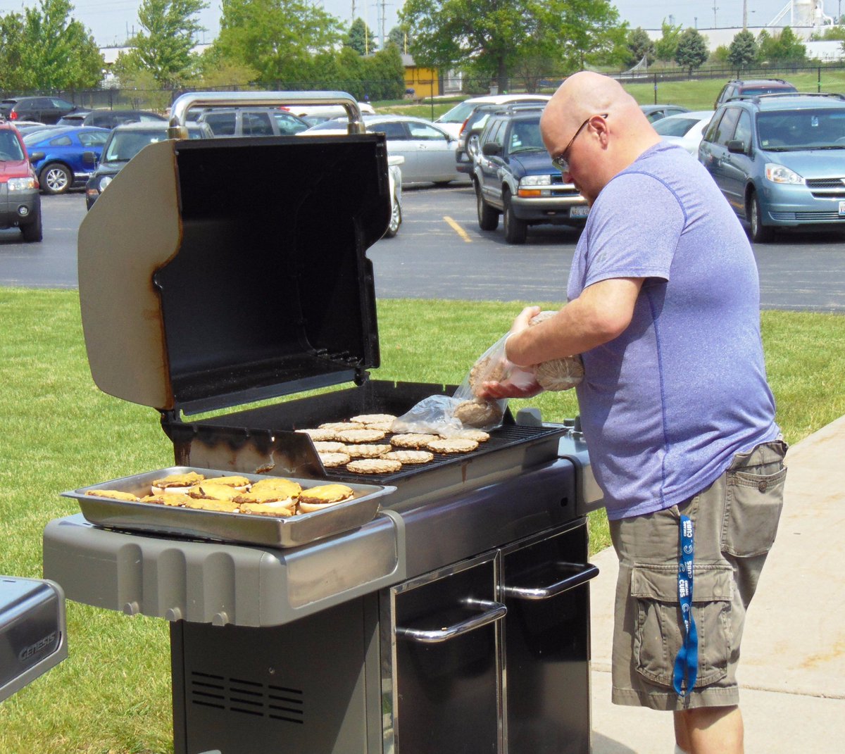 QoPPride's tweet photo. Our seniors got to enjoy a barbecue today before they practiced for tomorrow's baccalaureate mass! https://t.co/nbE5ow210r