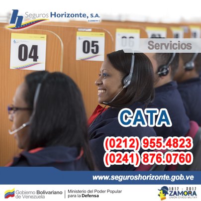 SegHorizonte_ve's tweet photo. ¿Problemas en el centro hospitalario donde se encuentra? Comuníquese con CATA mediante los números (0212) 955.4823 / (0241) 876.0760. https://t.co/aa6R3Xn7J2