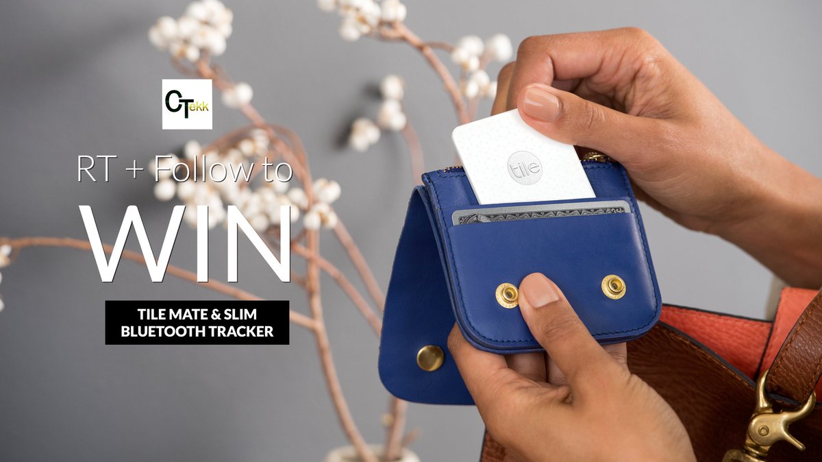 IOFundOfficial's tweet photo. #Win a FREE @TheTileApp Mate &amp; Slim Bluetooth Tracker for your Valuables. To WIN: 1. Follow @CitizenTekk and 2. Like this post ❤️ #giveaway https://t.co/irNLBjyFWe