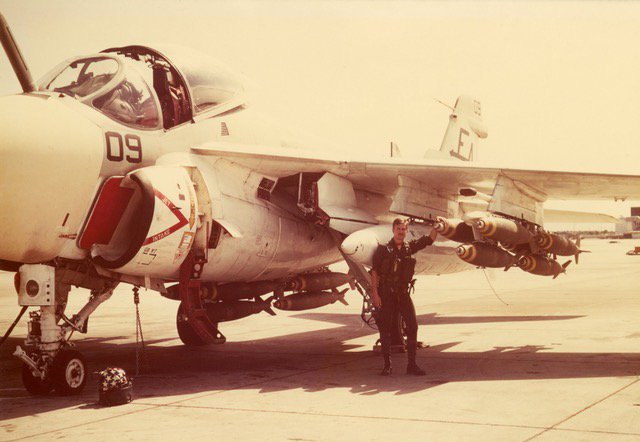 TopChoiceATX's tweet photo. Thanks to Larry for his service!  Great picture with his A6 Intruder! https://t.co/mDHmkypaFt
