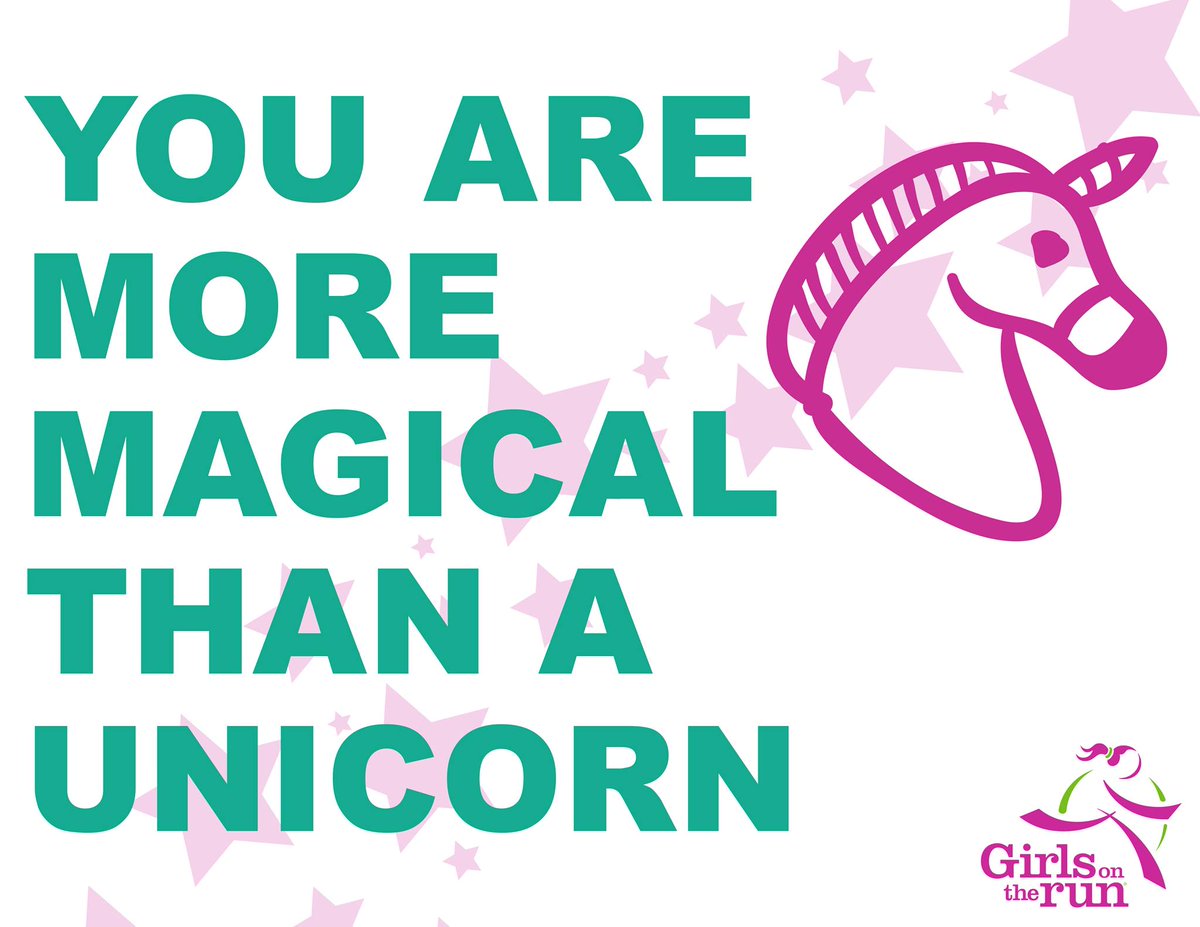 DesMoinesYMCA's tweet photo. Make sure your #GirlOnTheRun knows it! 🦄 Printable signs for May 26 5K: https://t.co/8HzYMUlbcs via @GOTRI #GOTR #GOTR5K https://t.co/OEz53yLHam
