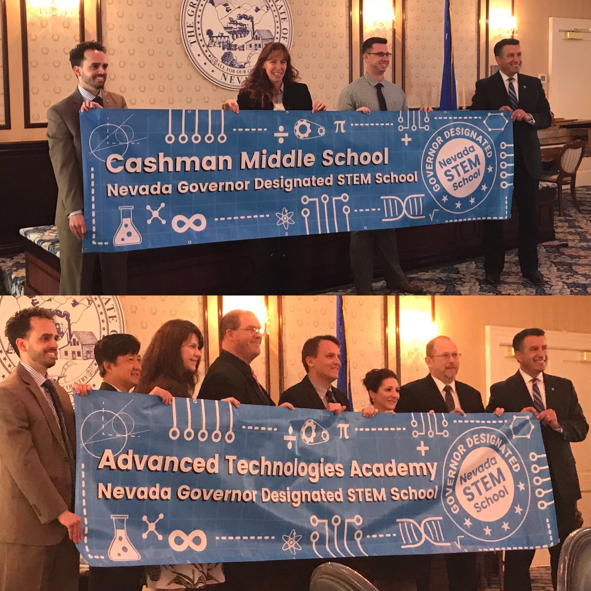 Cashman_MS's tweet photo. @ATECH_Mavericks @Cashman_MS are 2 of the 8 inaugural NV designated STEM schools. PZ6 rocks! @FeGonzales87 @ClarkCountySch @CCSDMagnet https://t.co/wHRpyHBtkF