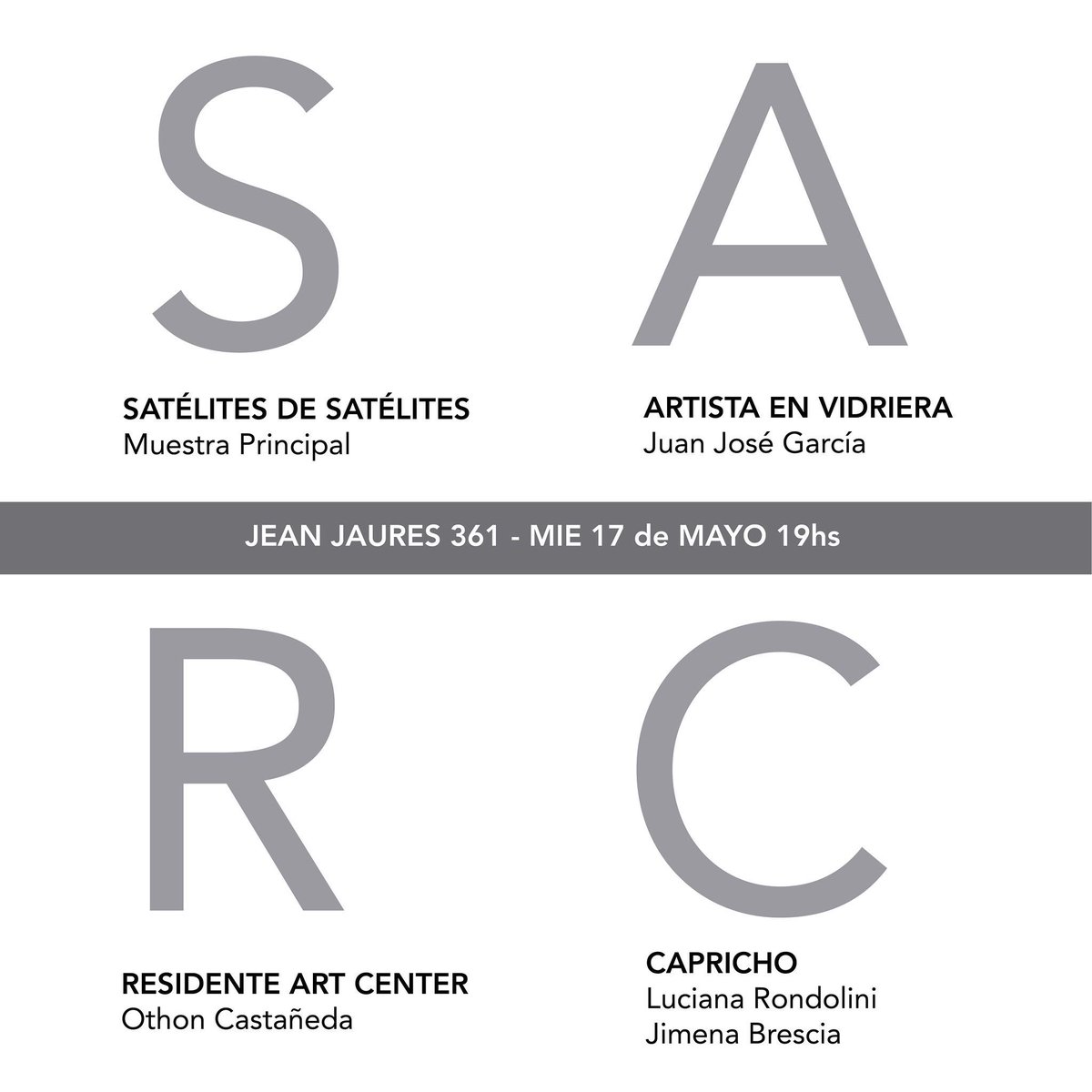 panal361's tweet photo. Hoy 19h @panal361
No se lo pierdan!
#satelites de satelites #artista en vidriera #residencia de arte @ArtCenterSF #Capricho +#PANAL ABIERTO https://t.co/hVlbnAF8BO