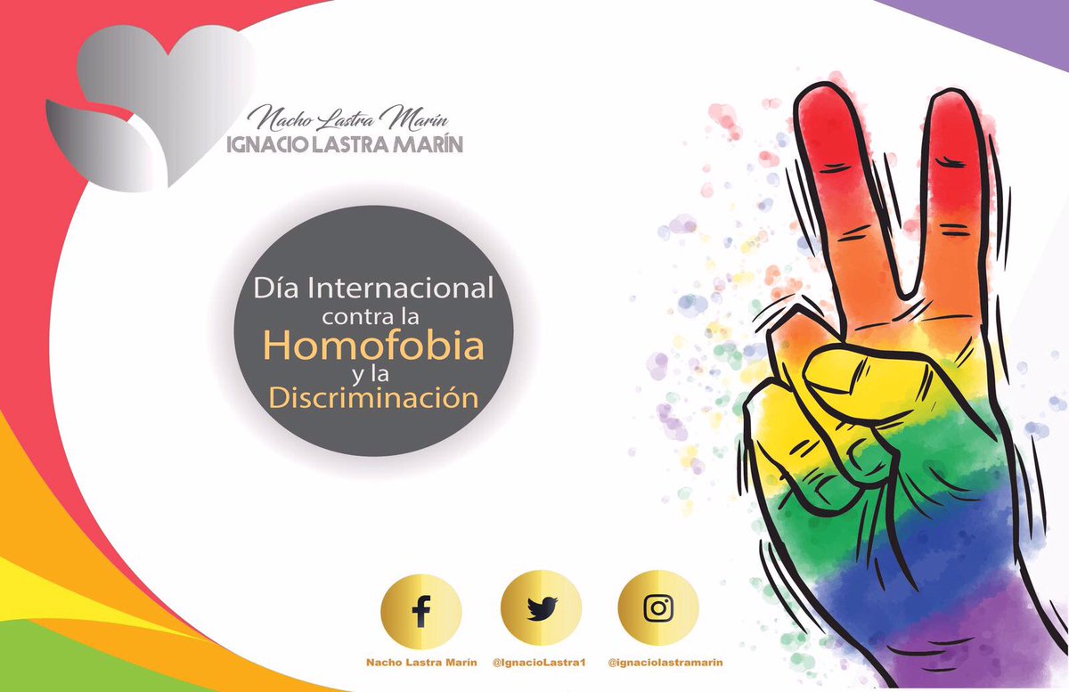 #DíaInternacionalcontralaLGBTIFobia Estamos a favor de la igualdad y dignidad de todos.