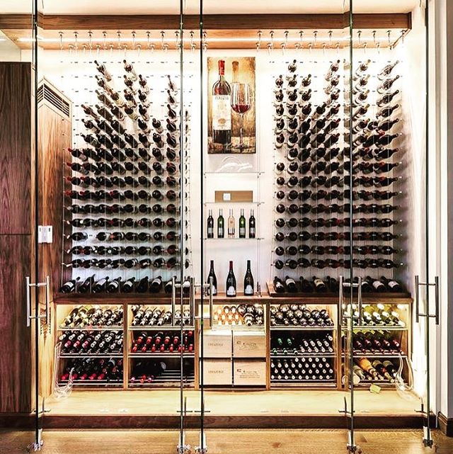 In love with this wine cellar!  📷: @wine_wed #winewednesday #wino #ww #winecellar