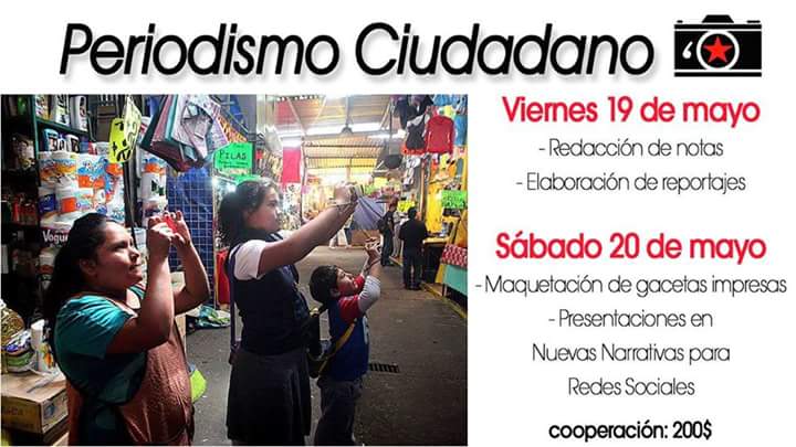 tallercasaclick's tweet photo. Proximo taller de. Periodismo barrial en Casa Click Cholula https://t.co/pZWDzGCDfC