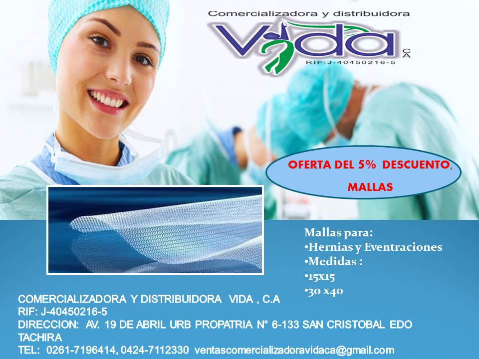 comervidaca's tweet photo. #OFERTA DE #MALLAS #PROLENE PARA #HERNIAS Y EVENTRACIONES https://t.co/hxOo1hrY3v