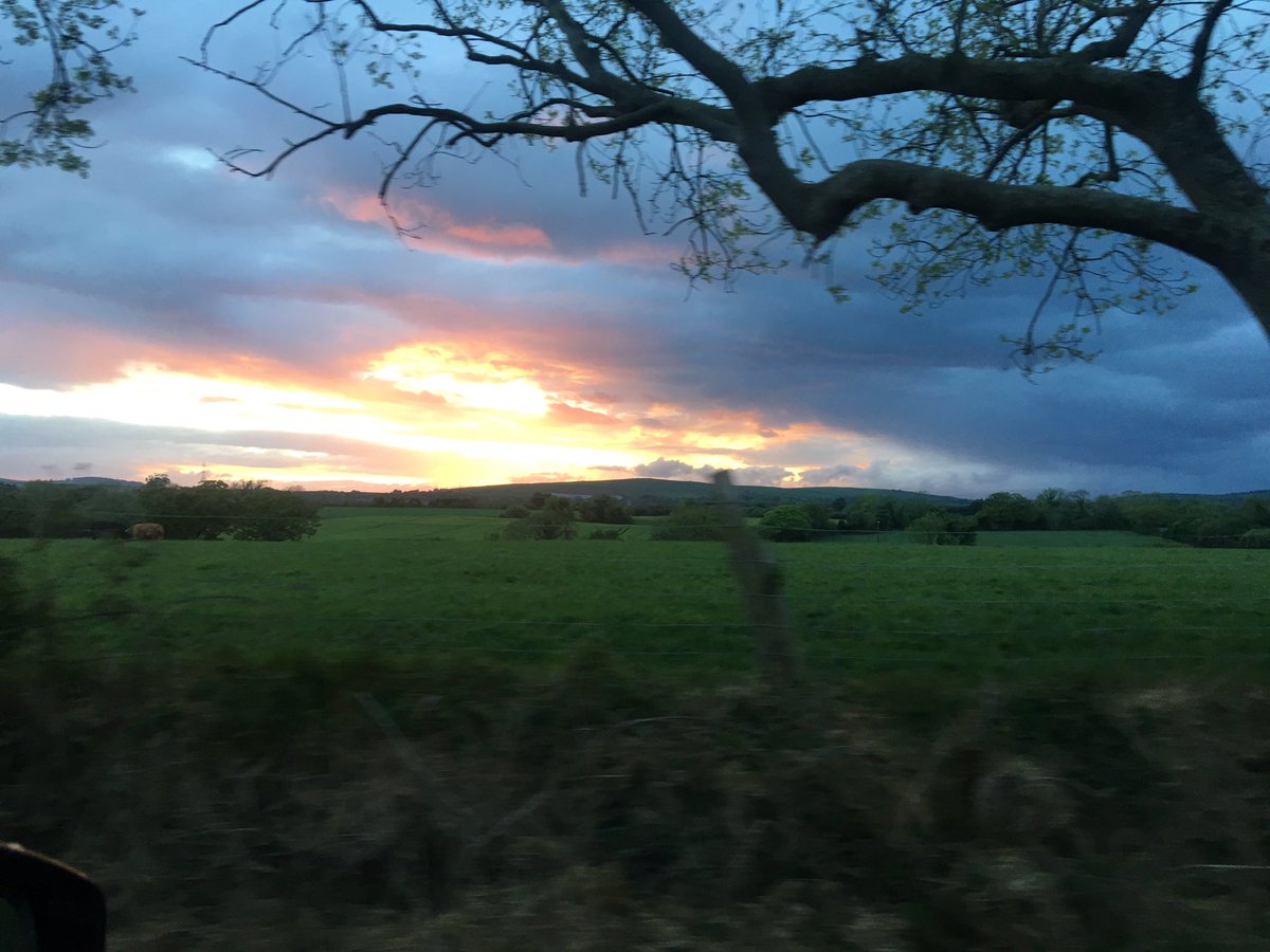 IrelandTours's tweet image. Evening light #Ireland #sunset #Viewsfromtheroad