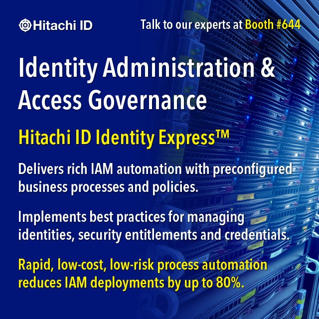 OneBravura's tweet image. Be proactive. Identity Administration &amp;amp; Access Governance is critical to Enterprise Security #InteropITX @interop #ciso #cio #cso