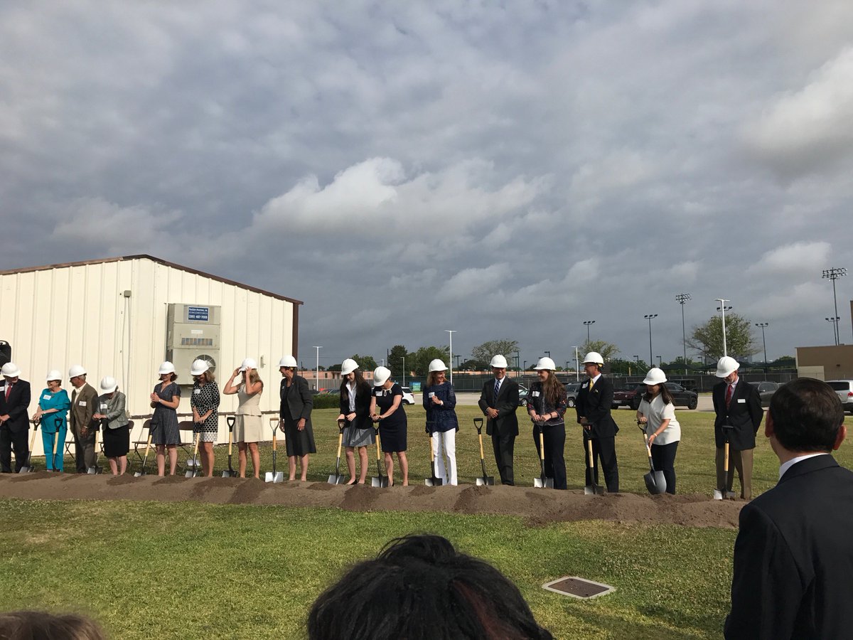 Bellows1914's tweet photo. Bellows attending the St. Agnes Academy Student Life Center Groundbreaking Ceremony! https://t.co/hzfExHVayd