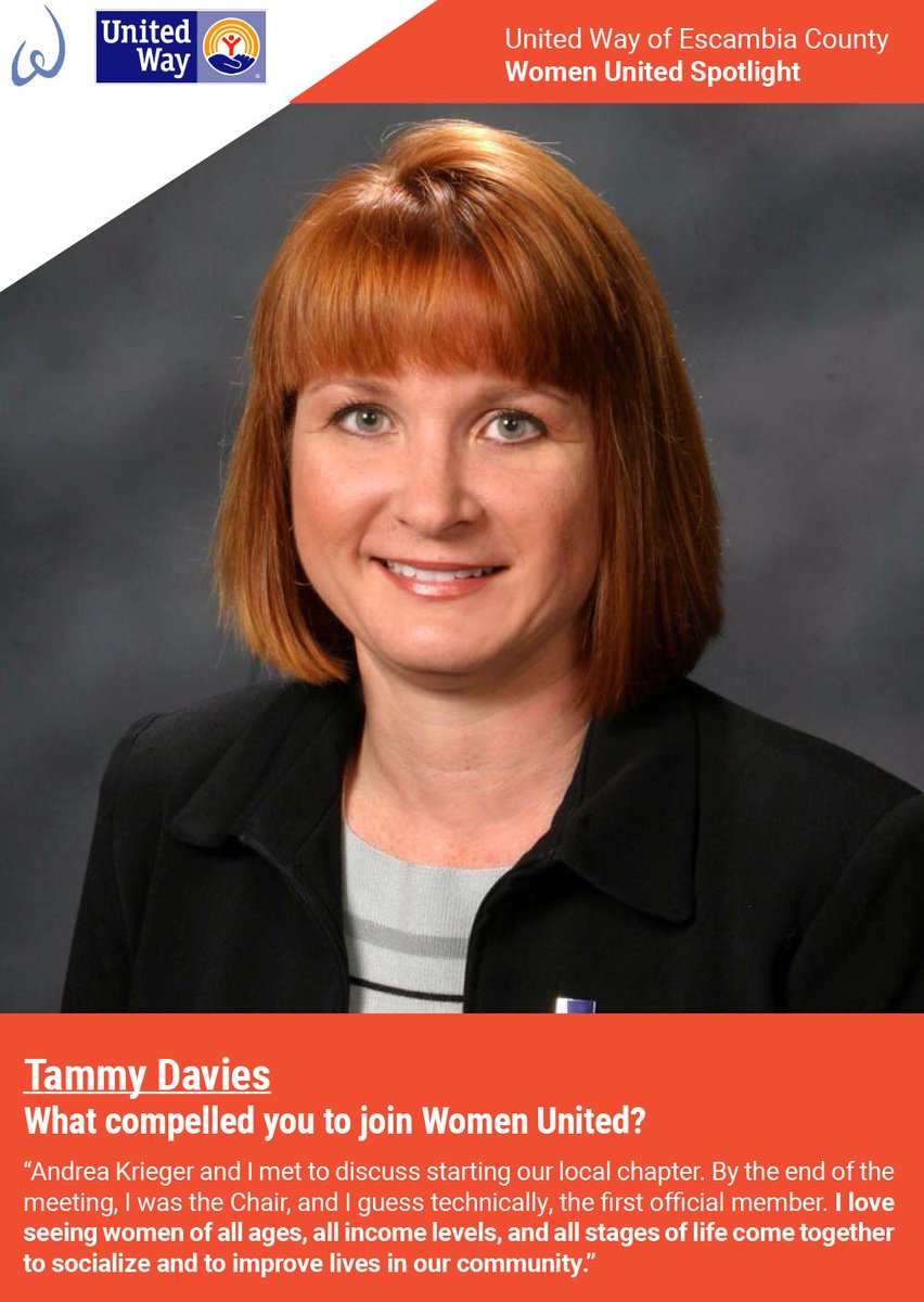 UWWFL's tweet photo. We are thankful to the 300 Women United members. For #WomenUnitedWednesday, we shine a spotlight on Tammy Davies. https://t.co/ycUOVS8UWF https://t.co/Hfov9qW6yE