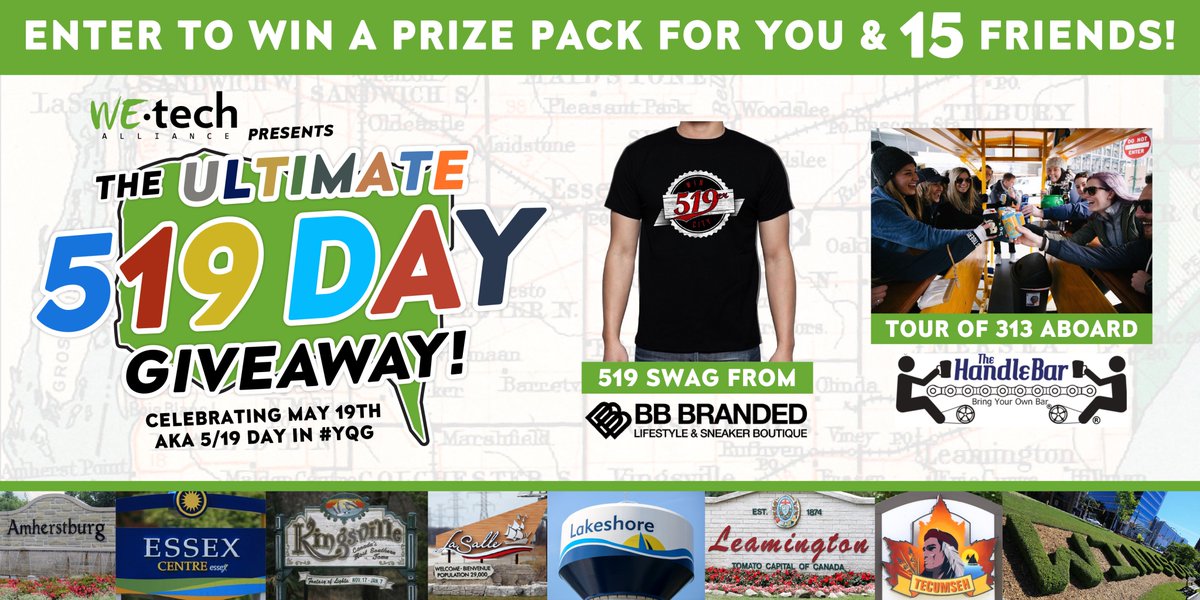 WEtech Alliance (@wetechalliance) on Twitter photo RT this to be entered to win the Ultimate #519day prize pack from <a href="/BBBrandedStore/">BB Branded</a> & <a href="/HandleBarDet/">HandleBarDet</a>! #YQG
Details: bit.ly/2pV86f1 RT this to be entered to win the Ultimate #519day prize pack from <a href="/BBBrandedStore/">BB Branded</a> & <a href="/HandleBarDet/">HandleBarDet</a>! #YQG
Details: bit.ly/2pV86f1