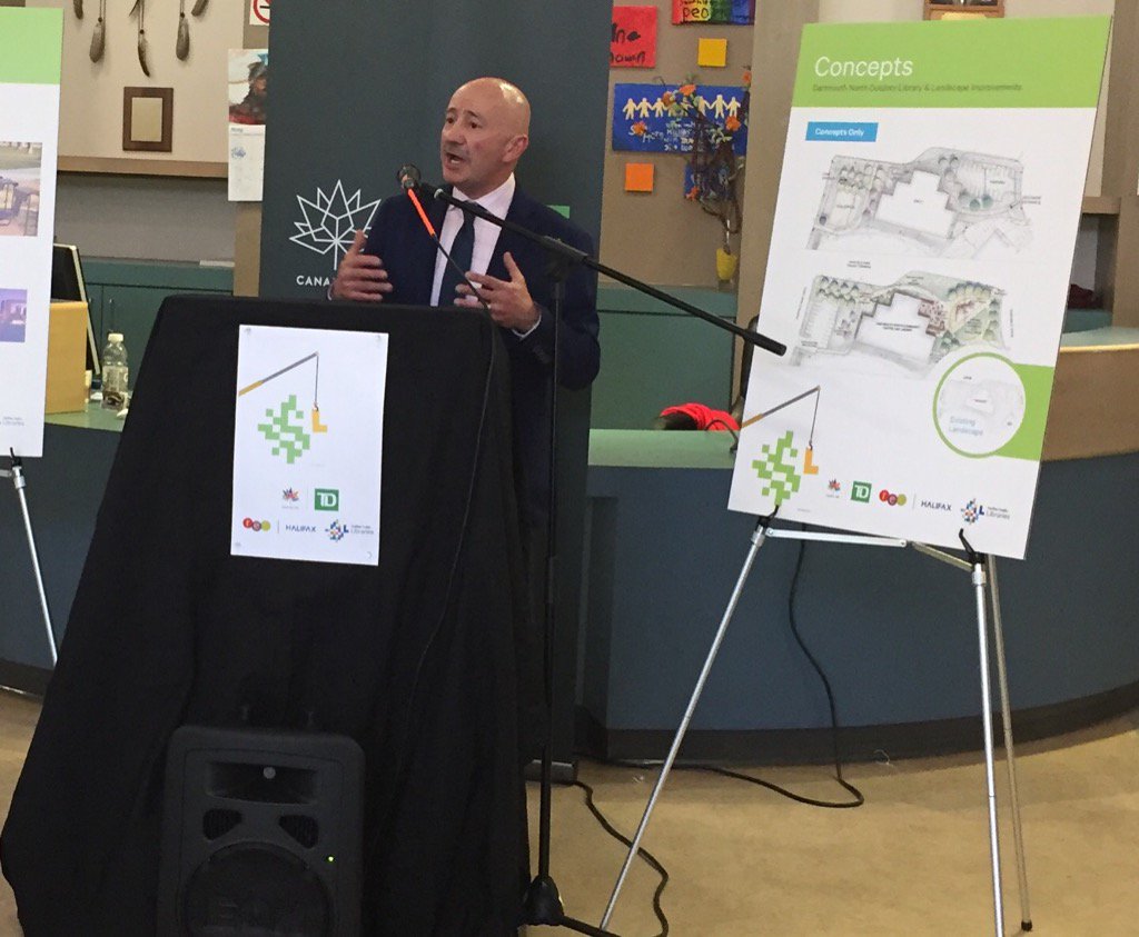 TonyMancini_NS's tweet photo. Pleased to announce a $1,000,000 Outdoor Library Project in Dart North TD gifted $500.000 @hfxpublib @TD_Canada https://t.co/xu3v7xLnKW
