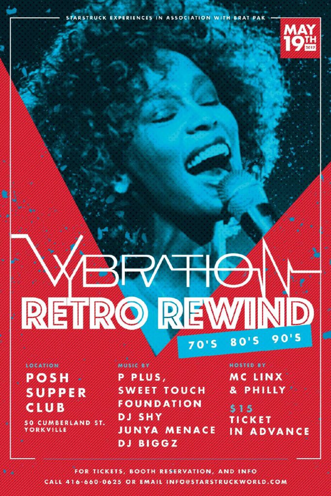 STFDJS's tweet photo. May 19 // Vybration: Retro Rewind @ Posh Supper Club f. #STF @djpplus @djshytoronto @SolePurpose + more || #LongWeekEndParty https://t.co/Fk8UU0xRR1