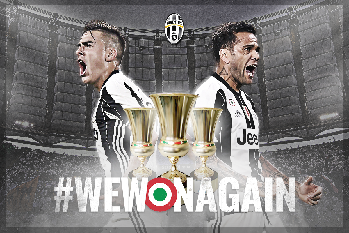 E' FINITAAAA! LA #TIMCUP E' NOSTRA, ANCORA! #WEWONAGAIN 2-0!!! #JuveLazio #ForzaJuve