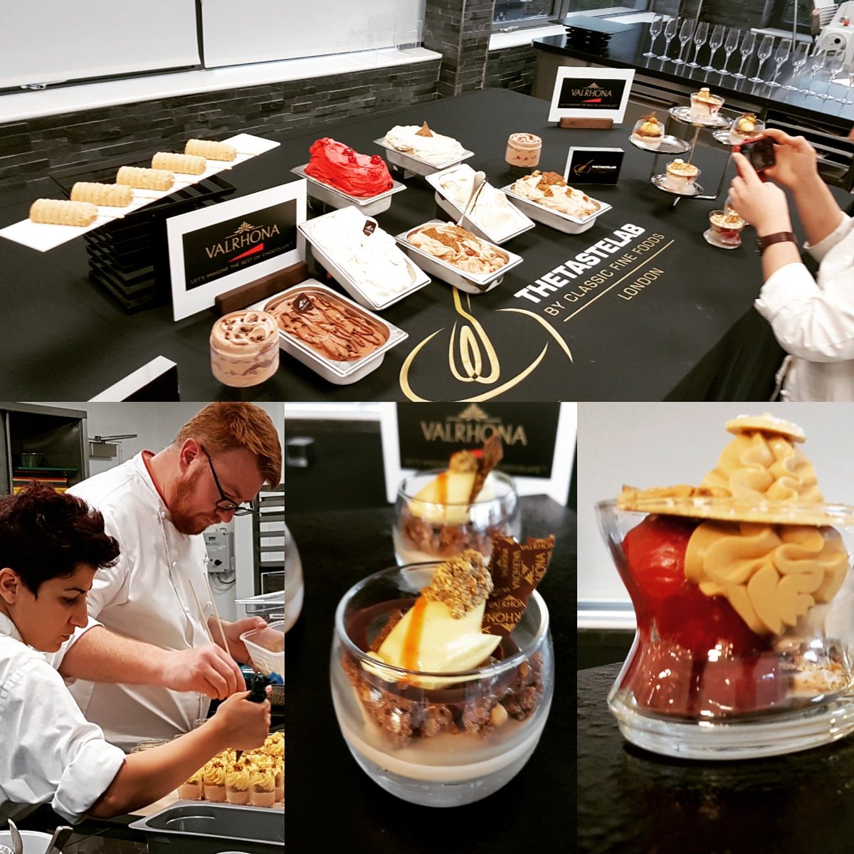 samsmallman's tweet photo. Learning all things #icecream with #ChristopheDomange @ClassicFineFood #Thetastelab @denisdrame inspiring working with such a talented lot https://t.co/gkAFnQQpN8