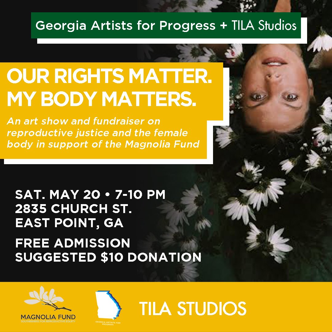 tila_studios's tweet photo. Saturday we are partnering with @ga4progress and hosting an art auction to raise money for the Magnolia Fund! #weloveatl @MagnoliaFund https://t.co/uW7asbrhlI