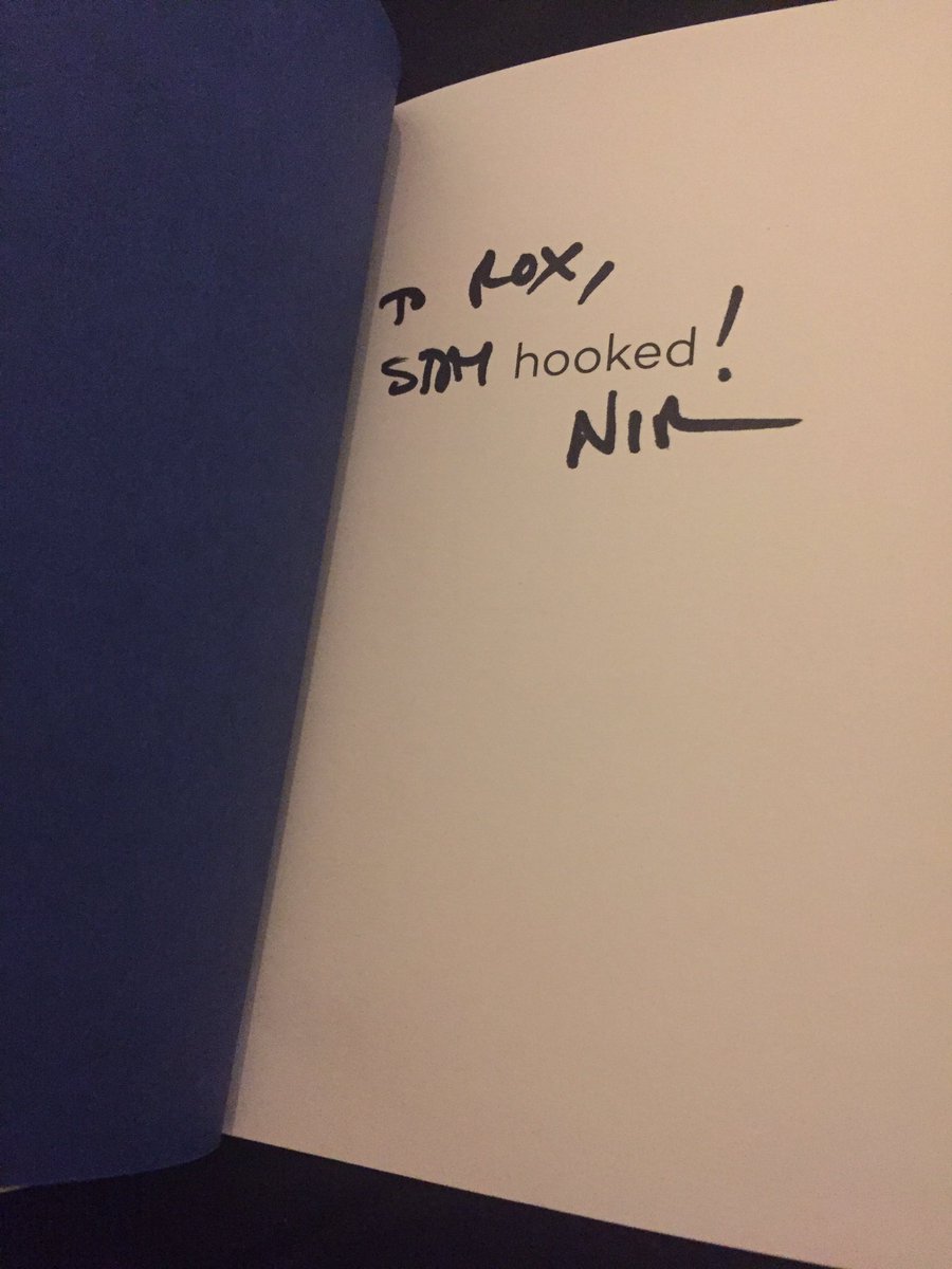 DaNotoriousRGB's tweet photo. Some reading material b4 I head to bed and avoid technological distraction. Thanks 4 signing @nireyal! #WMYC17 good night twitterfolks! ๐ค https://t.co/BpeQkwqKEt