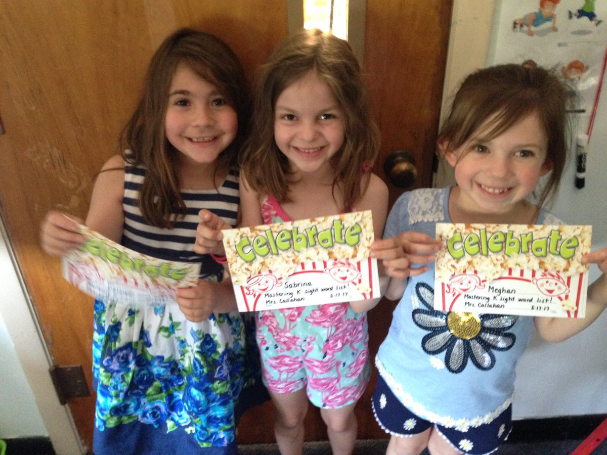MrsCallahanDT's tweet photo. Our latest Sight Word Masters! #dtdaily @DT_Bobcats https://t.co/eTEeyrkqMn