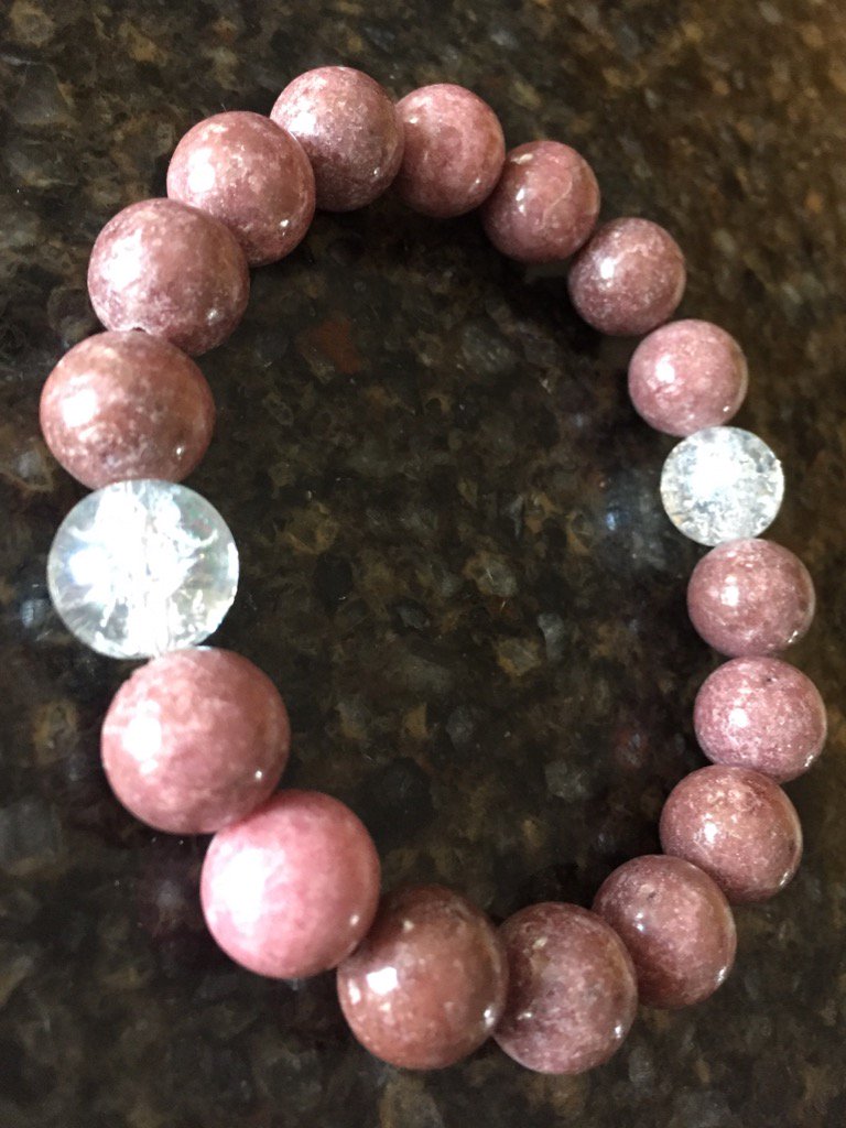 My favourite creation today! #Rhodonite because #loveisatrongerthananger #originalhandmade #ohm #stackers #gems
