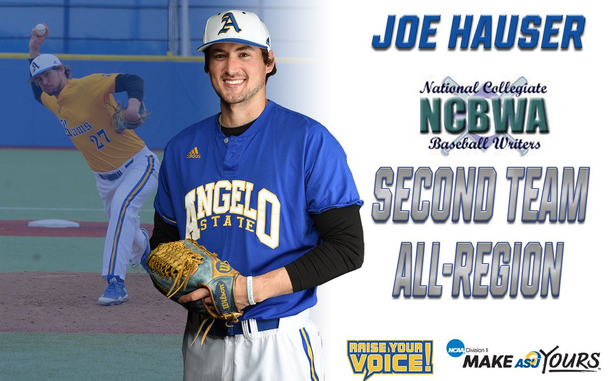 AngeloSports's tweet photo. Congrats to #RamBaseball players  Matt Shannon and Joe Hauser on being selected to the NCBWA All-Region Second Team! https://t.co/7p1JuT7DK6