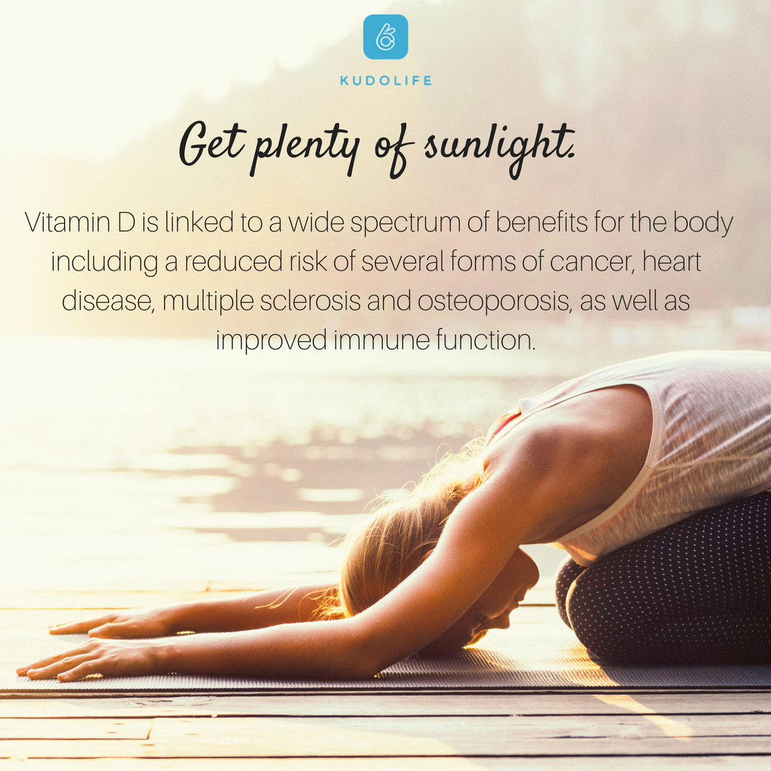 KudolifeApp's tweet photo. Get as much sunlight exposure as possible for optimal health—with sunscreen, of course. https://t.co/7nQ3BM8SI1