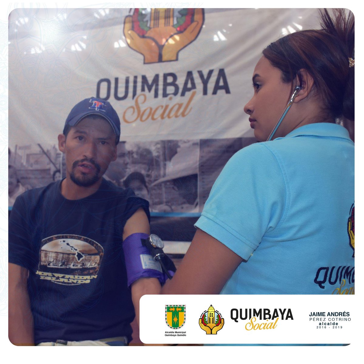 AlcQuimbaya's tweet photo. Hoy realizamos en compañía de @COL_EJERCITO y Secretaría de Gob. una linda jornada integral con los habitantes de las calles de Quimbaya. https://t.co/Rdh5kJ8FLP