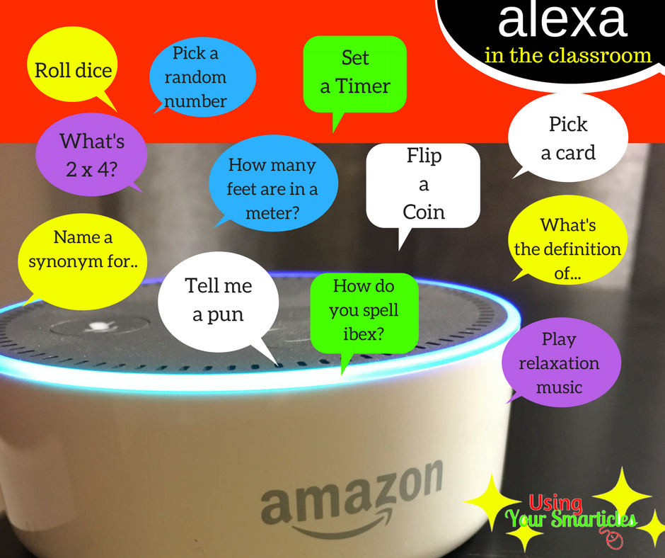 mrshoward118's tweet photo. Thinking about using Echo Dot in the classroom? Here's one educator's experience ✨Using Your Smarticles.✨ #edtech https://t.co/Iyd0YqDOSa https://t.co/HSYLu71ms9