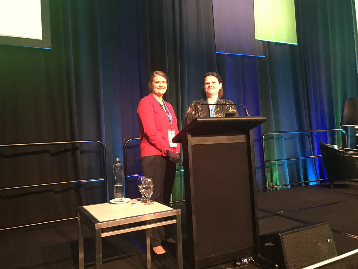 Kylie and Allyce gave a great presentation on multidisciplinary collaboration to build a rehab ready eMR #AUSRUG17
