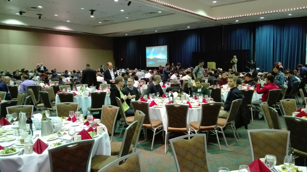 Last preparations for the banquet at #ijcnn17!