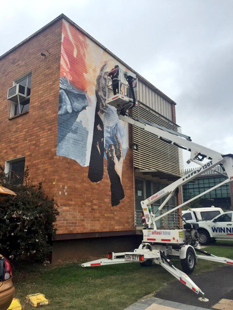 Caitlin Crowley (@cait_crowley) on Twitter photo New street art taking shape in #Toowoomba courtesy of First Coat Festival, officially starts tomorrow. Details <a href="/Bronte_Latham/">Bronte Latham</a> <a href="/WINNews_TWBA/">WIN News Toowoomba</a> New street art taking shape in #Toowoomba courtesy of First Coat Festival, officially starts tomorrow. Details <a href="/Bronte_Latham/">Bronte Latham</a> <a href="/WINNews_TWBA/">WIN News Toowoomba</a>
