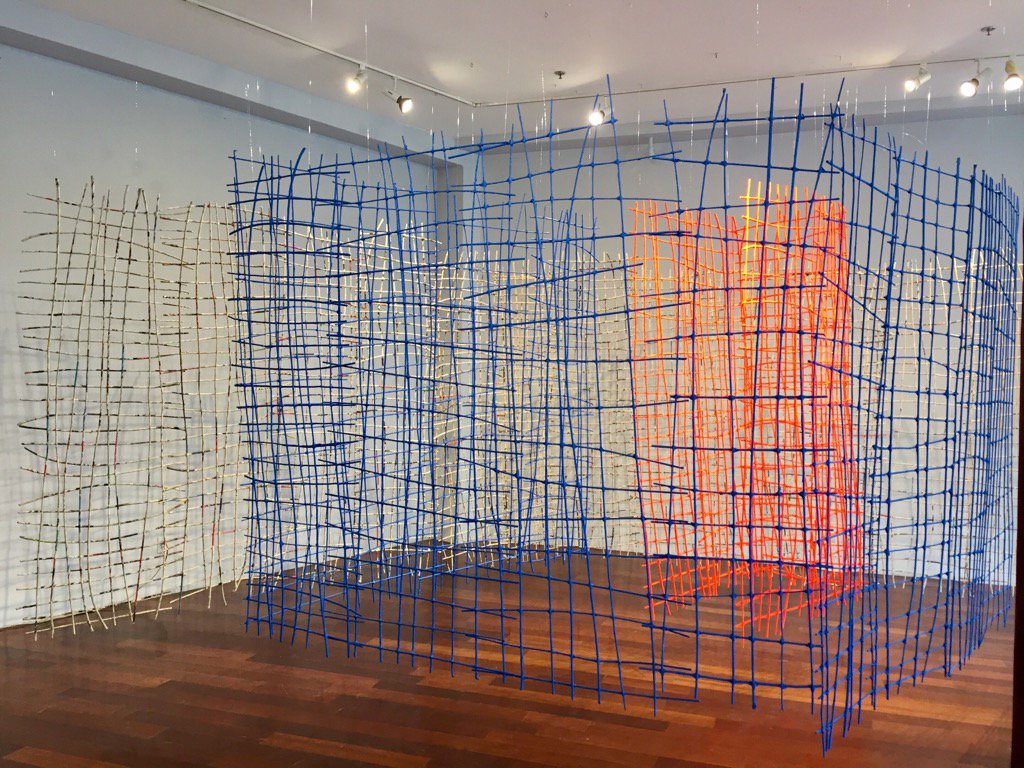 ShawnMahoney2's tweet photo. "Summer Palace" @cbagenal1 @BostonSculptors 
#ContemplatingConfinement #LevitatingLabyrinth
an enclosed freedom... https://t.co/yKcXGEvDy3