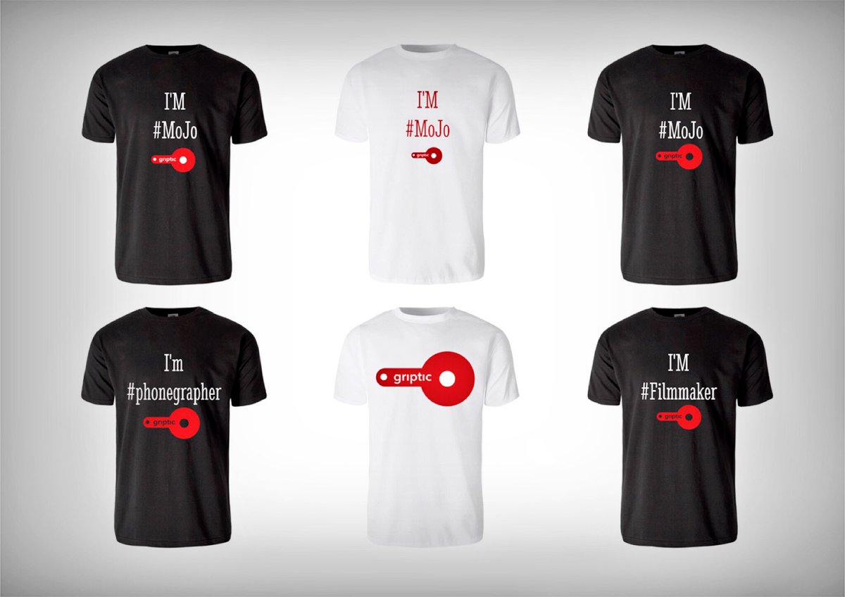 griptic's tweet photo. The griptic presentation is near! While this is our t-shirt collection. Do u like it? #filmmakers #mojo #crowdfunfing #tshirts #tripodmount https://t.co/AtCtgs9OPf