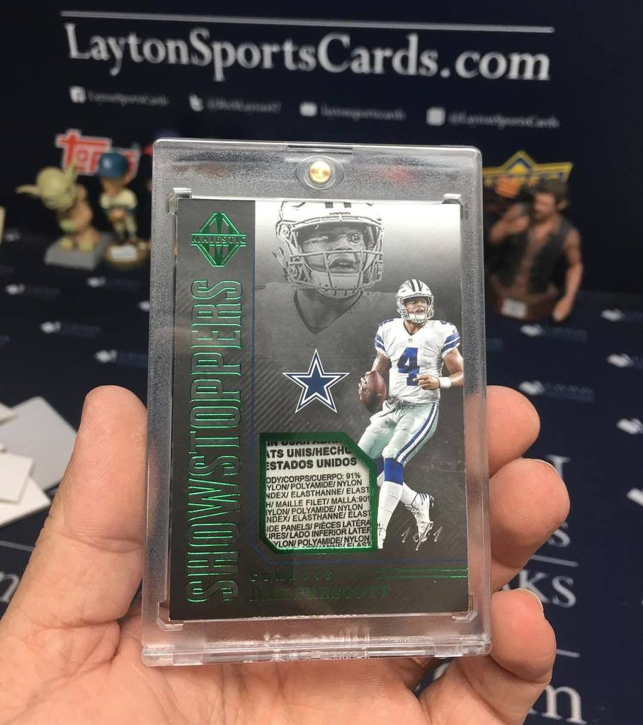 LaytonSports's tweet photo. Sick 1/1 #DakPrescott Laundry Tag Patch from @paniniamerica Majestic! #BOOM #LSC #casebreak #sportscards #groupbre… https://t.co/gNQV6NFTfo https://t.co/9hvu56PWrF
