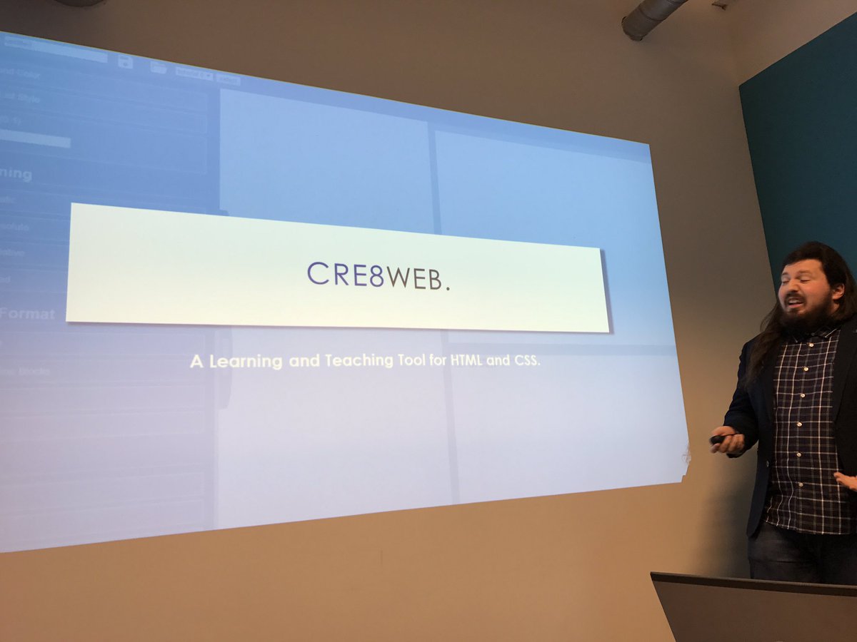 lookwhatjendid's tweet photo. Now @LiamWebDesign has created a very exciting new program bridging the gap for learners as they develop an understanding of #webdesign 😊👍💻 https://t.co/yiISpSSHsy