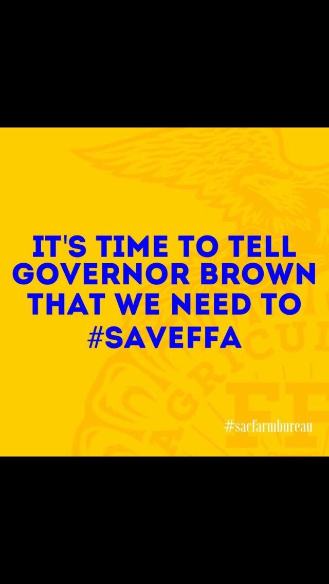 realjdc_'s tweet photo. @JerryBrownGov cannot and will not put an end to our agriculture education, We are the reason he has food on his table. #saveffa https://t.co/36UVPuUvE8