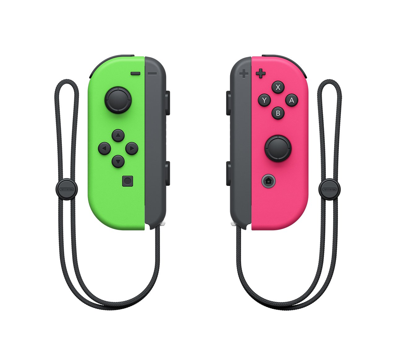 半額SALE/ Switch ジョイコン ネオングリーン×ネオンピンク スプラ