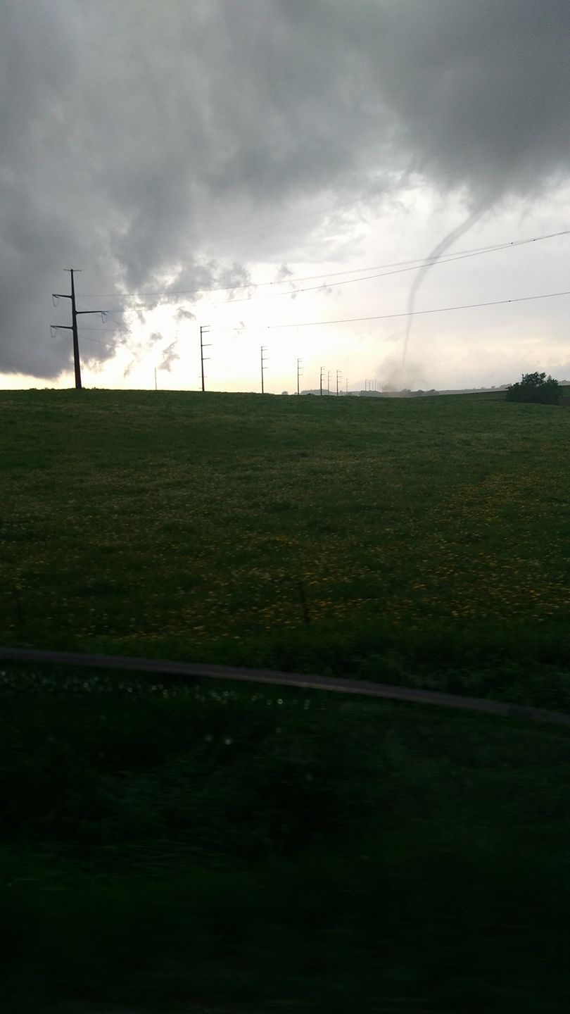 Justin McKee on Twitter "Looks like a tornado did touch down in