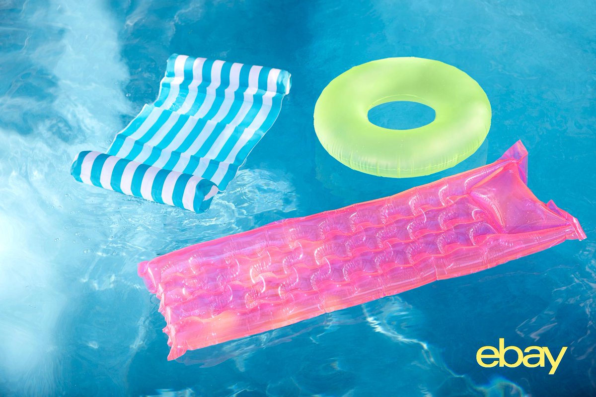 Make a splash in your pool with colorful accessories. What's your