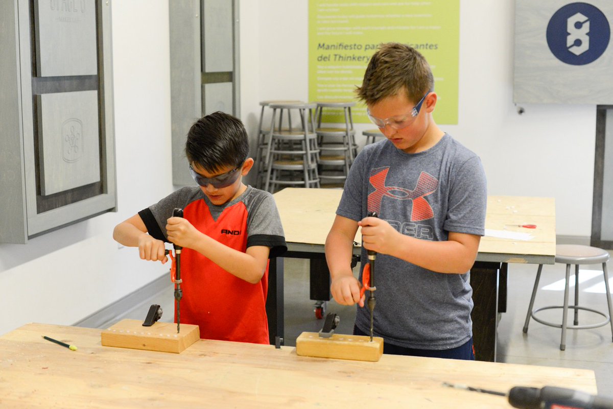 ThinkeryATX's tweet photo. This summer, tinker, make and create in #Space8! Check out our upcoming summer schedule: https://t.co/vZ7g9dGG5Z. https://t.co/og5CFjnn0D