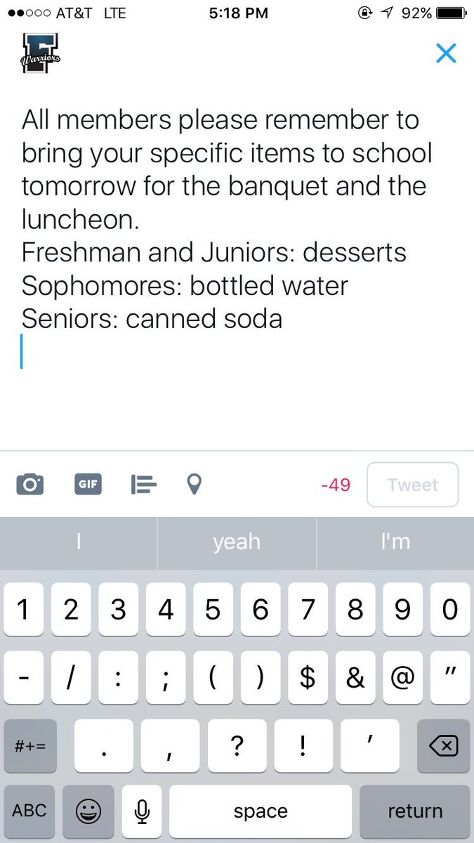 FoxboroughStuCo's tweet photo. Banquet is tomorrow night at 6 in the cafeteria and the Teacher Appreciation Luncheon is tomorrow during the day! https://t.co/BYk5eiOXM6