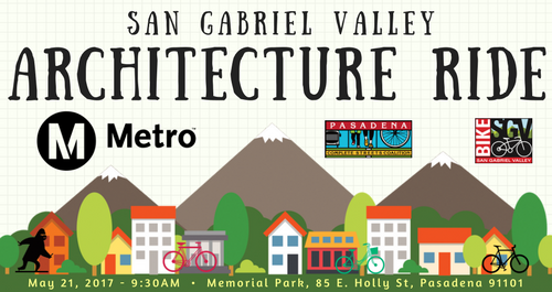 ActiveSGV's tweet photo. Explore some of the SGV's most notable architecture Sun 5/21 w/ @PasadenaCSC @BikeMetro + #BikeSGV! 🏘️ RSVP: https://t.co/NnNswTYzqo #bikeLA https://t.co/KhbPw91iAh
