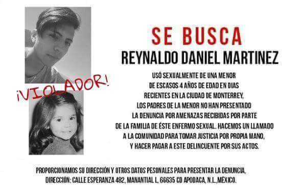 Zumaya7u7's tweet photo. #MuerteAlViolador Que todo mundo sepa que es un depravado que abuso de una niña inocente https://t.co/TtcFzNGczU