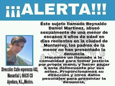 Emaanuel2's tweet photo. #MuerteAlViolador
Puede ser tu hija! https://t.co/0AfrBRCtcb