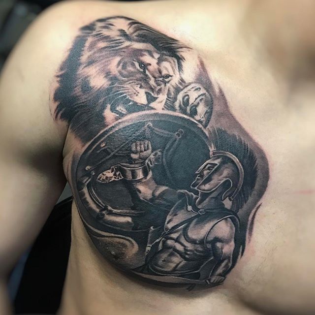 spartans lion tattoo gremiumnomads gremiummccobertattoo  TikTok