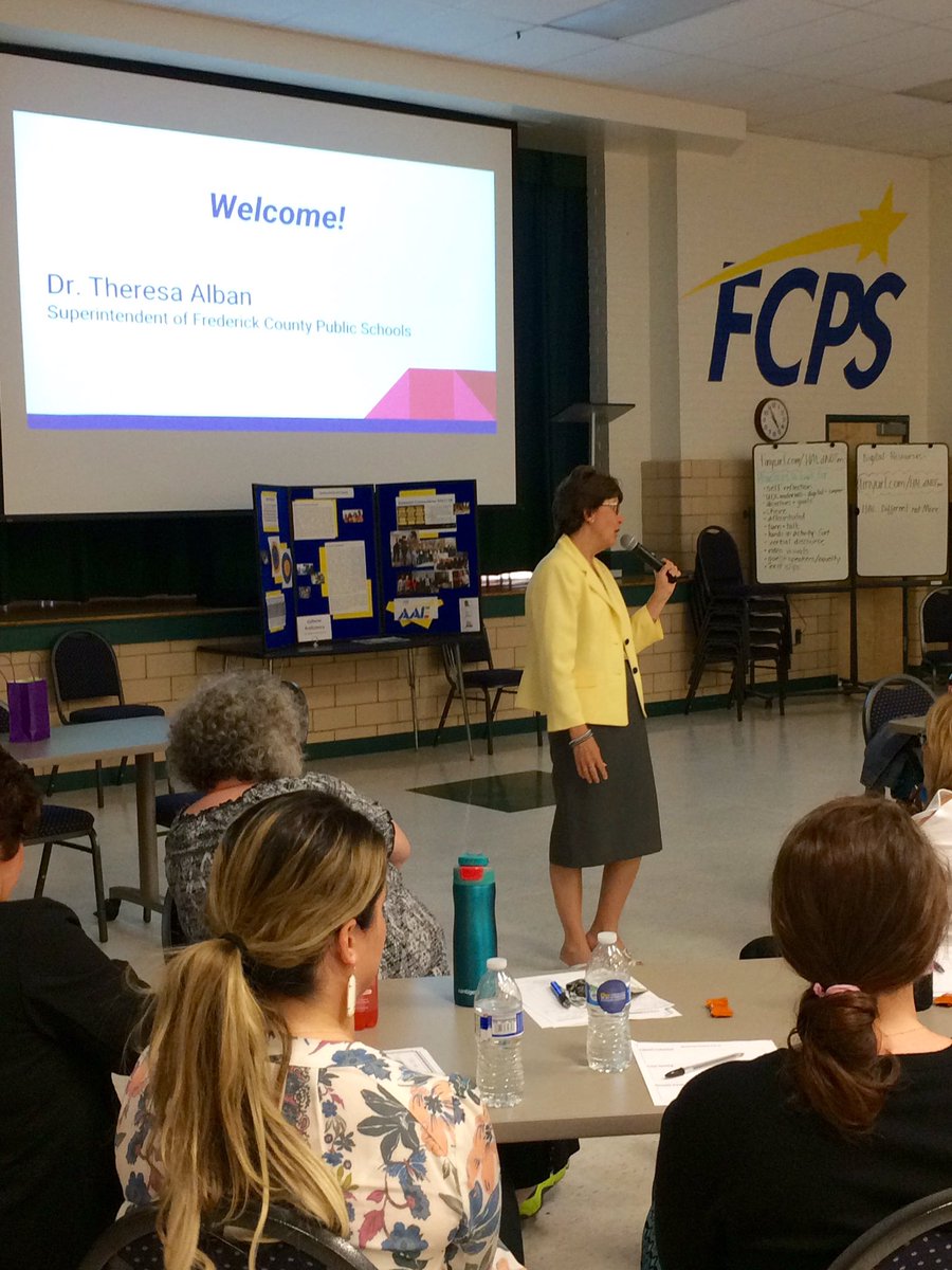 ASprecherFCPS's tweet photo. Thank you @FCPSMDSuper for joining our speech/language pathologists for professional learning this evening! https://t.co/ssV9qBmIjv