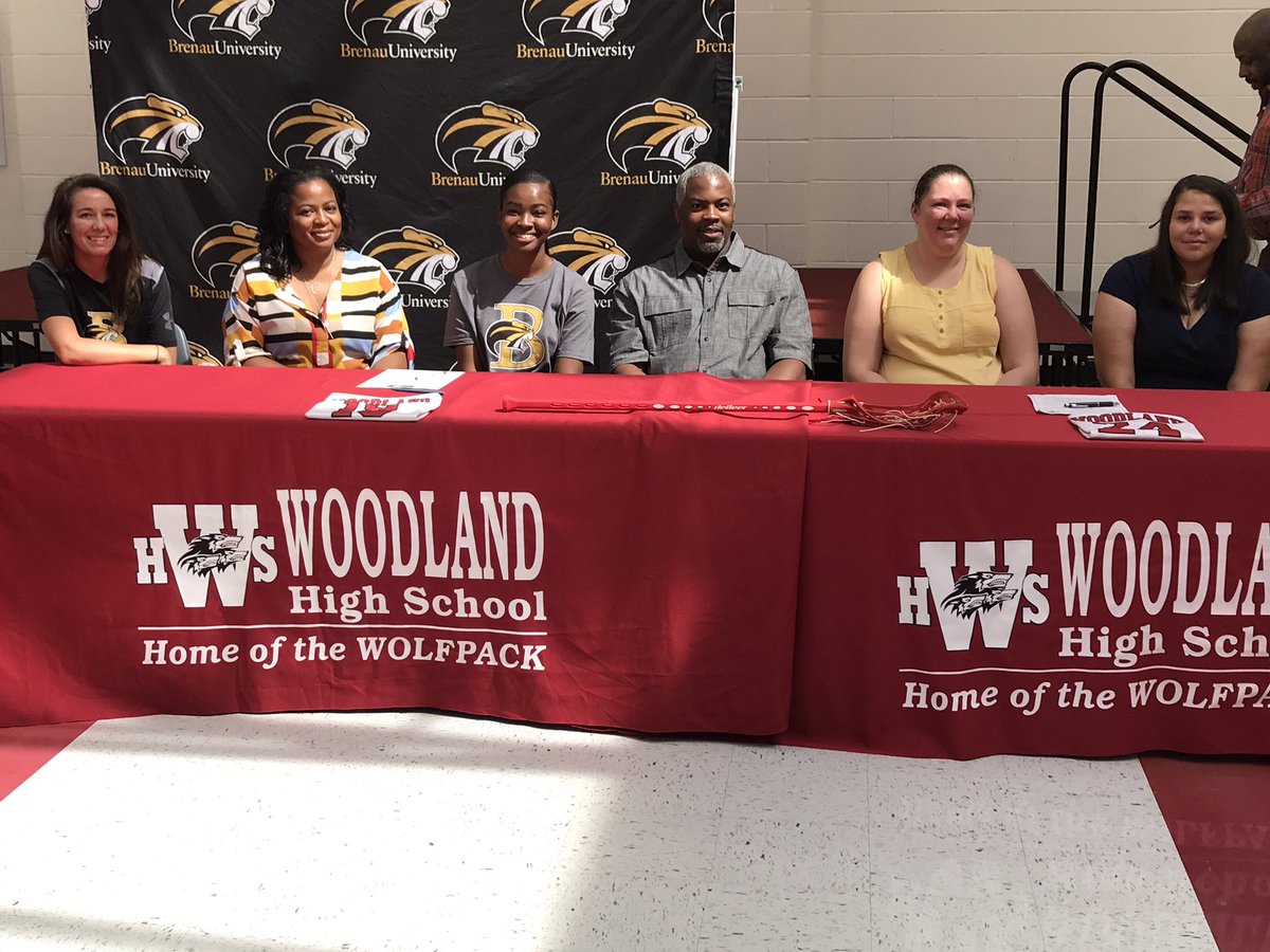 MsAErickson's tweet photo. Congrats to Cameryn Brown for signing with Breneau Univ and Deja Hartman for committing to NC Wesleyan @WHS_HCS @athletics_whs_ https://t.co/rUgsjHEPUa